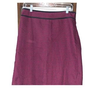 Purple  and black  skirt